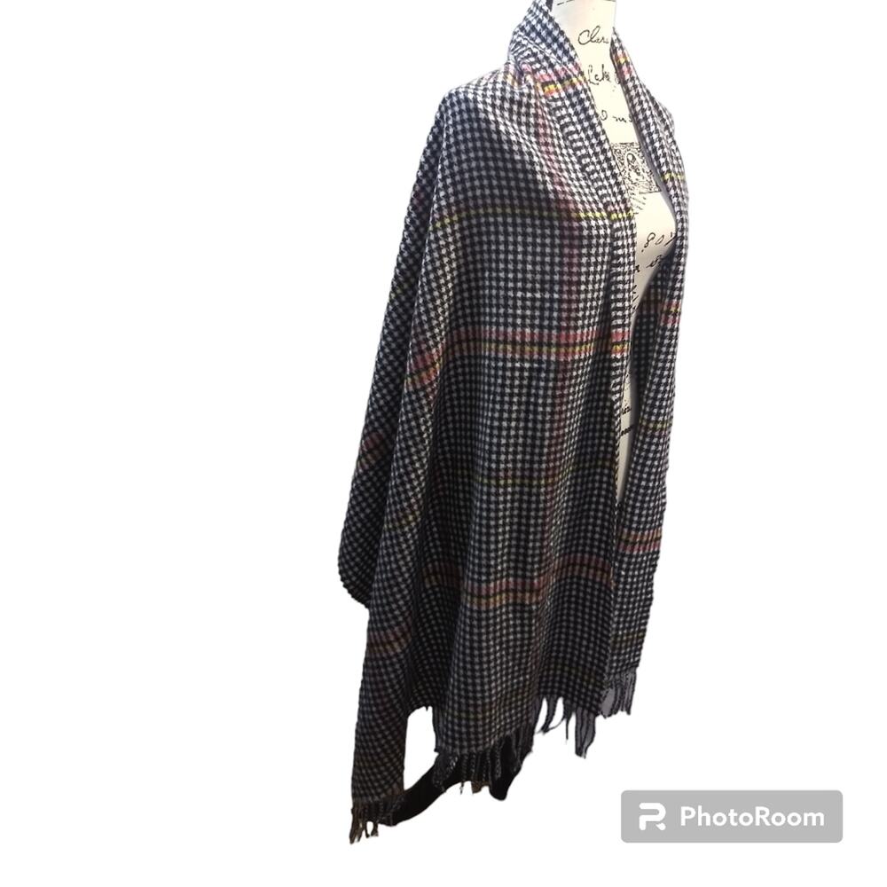 American Eagle Plaid Soft Cozy Blanket Scarf Wrap OS